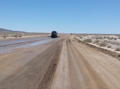 Dust Control for Air Quality Compliance on Manix Trail –  Fort Irwin, California